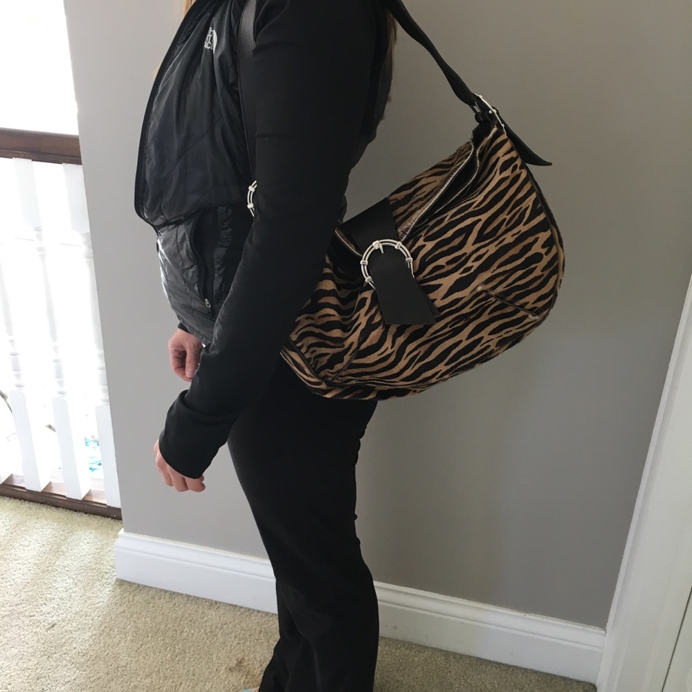 Donald J Pliner Couture cowhide handbag